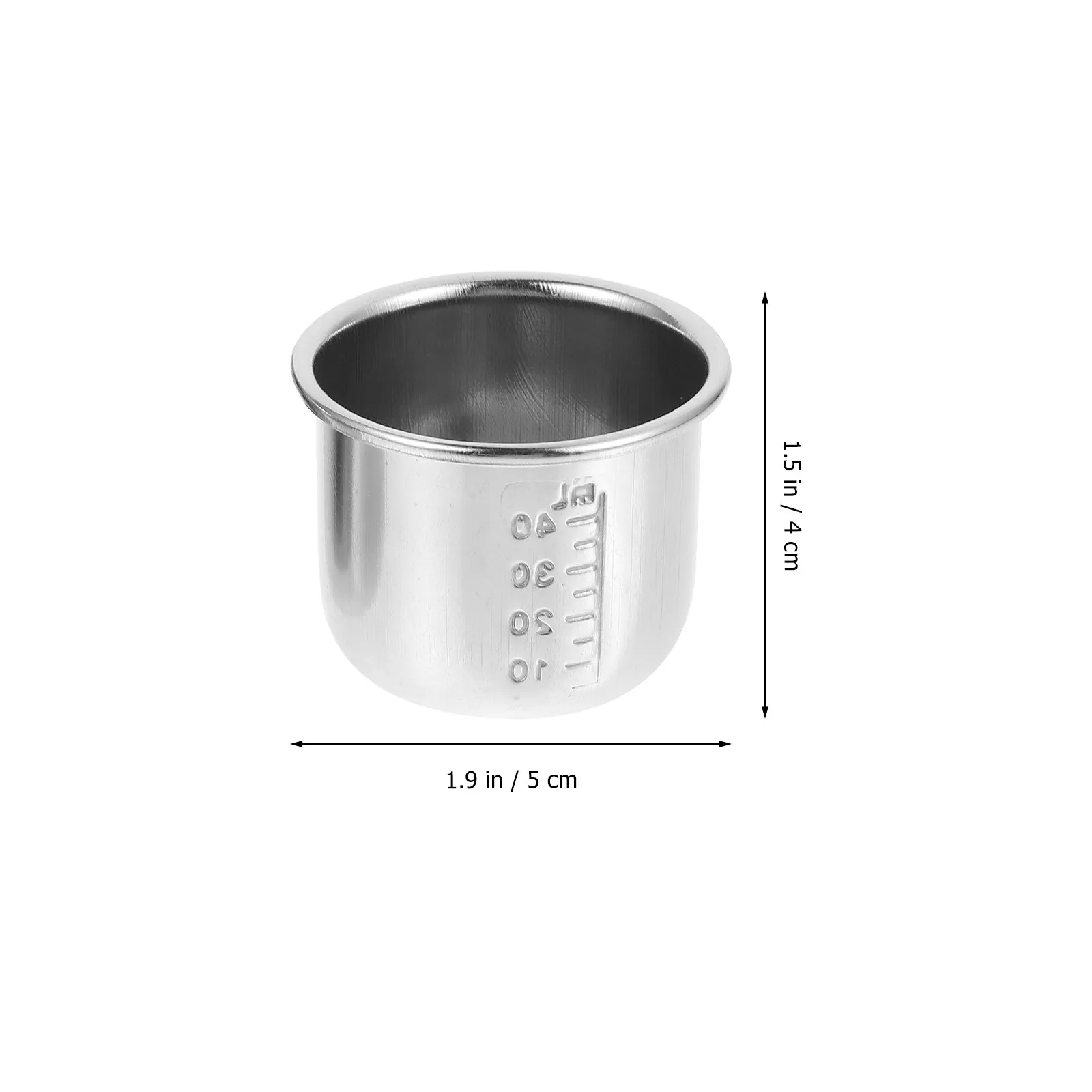 Stainless Steel Measuring Cups 4 Pack Thickened Heat Resistant Graduated Medicine Lab Measure Tools