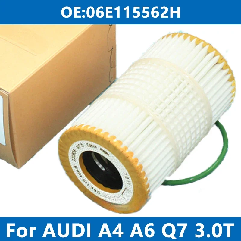 Car Oil Filter Kit 06E115562H For AUDI B8 C7 A4 S4 A5 A6 A7 A8 Q7 Allroad Avant Sportback 3.0TFSI 45 50 55TFSI 2011-2018 Engine