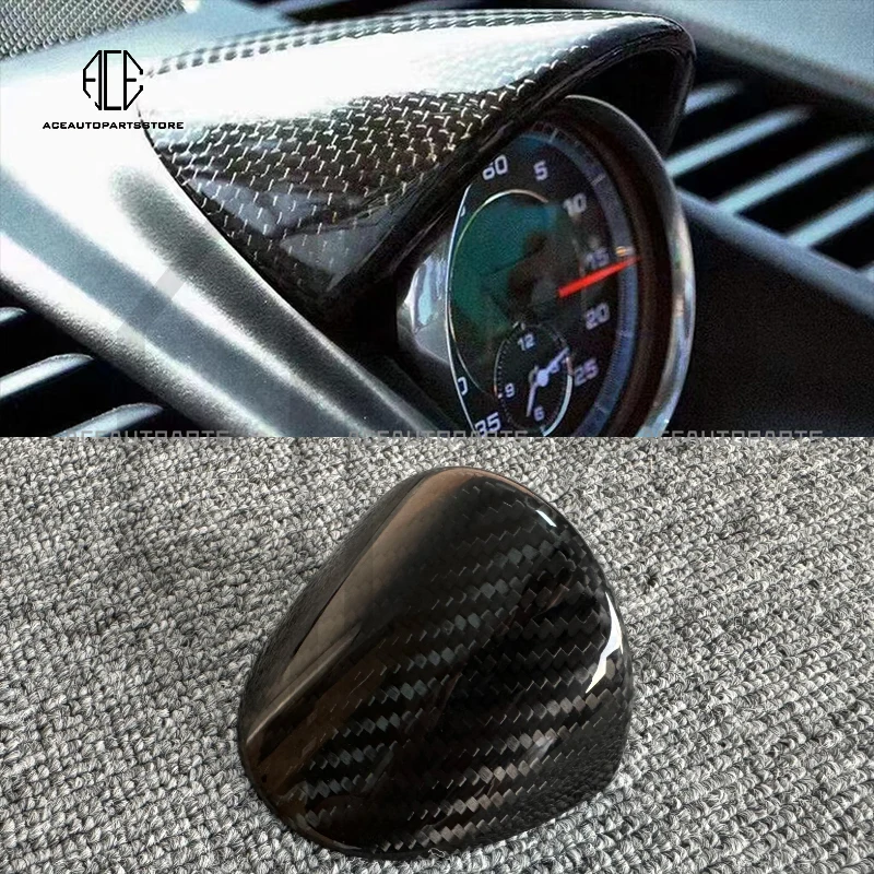 

Накладка на часы из настоящего карбона для Porsche 911 992, внутренняя отделка приборной панели
