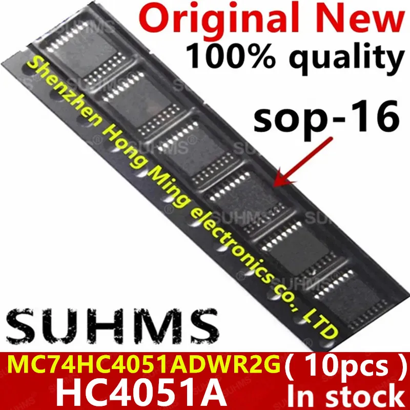 (10ชิ้น) 100% HC4051A ใหม่ MC74HC4051ADWR2G SOP-16