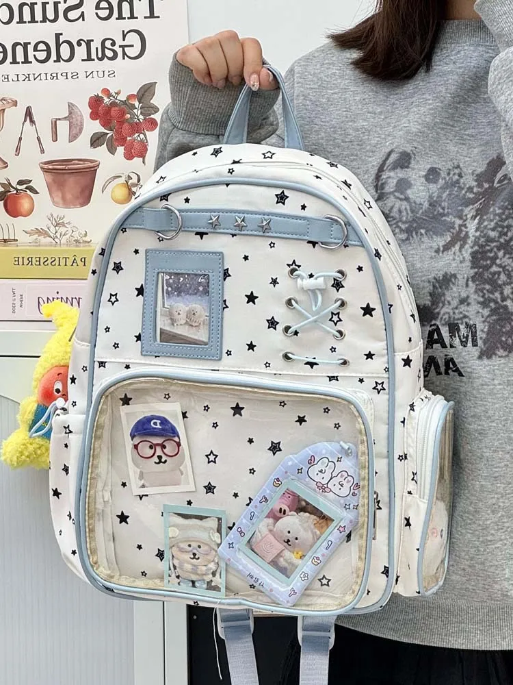 Kawaii Starry Harajuku Pastel Ita Backpack