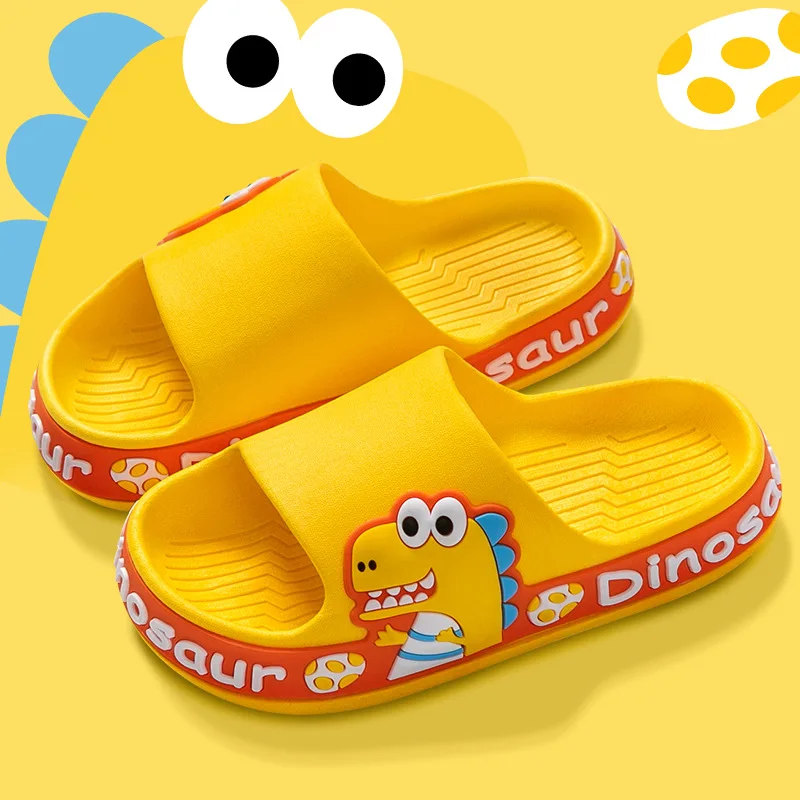 New Summer Children\'s Slippers Boys Home Bath Non-slip Girls Cartoon Slippers Comfortable Eva Soft Sole Indoor Outdoor Sandals