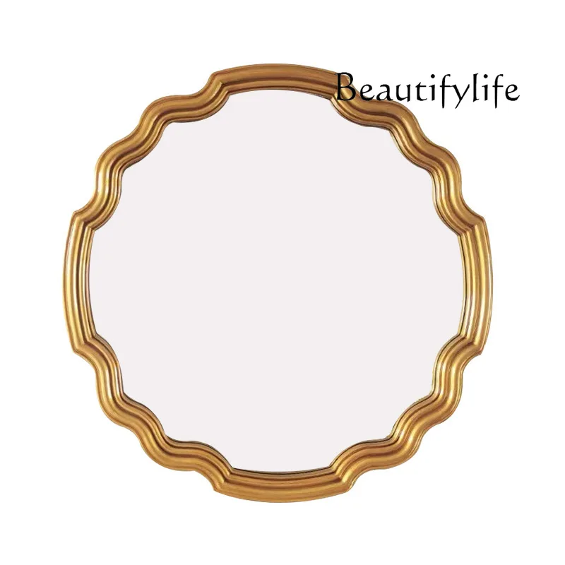

Nordic bathroom mirror fireplace decoration LED mirror smart luminous vanity lamp makeup mirror