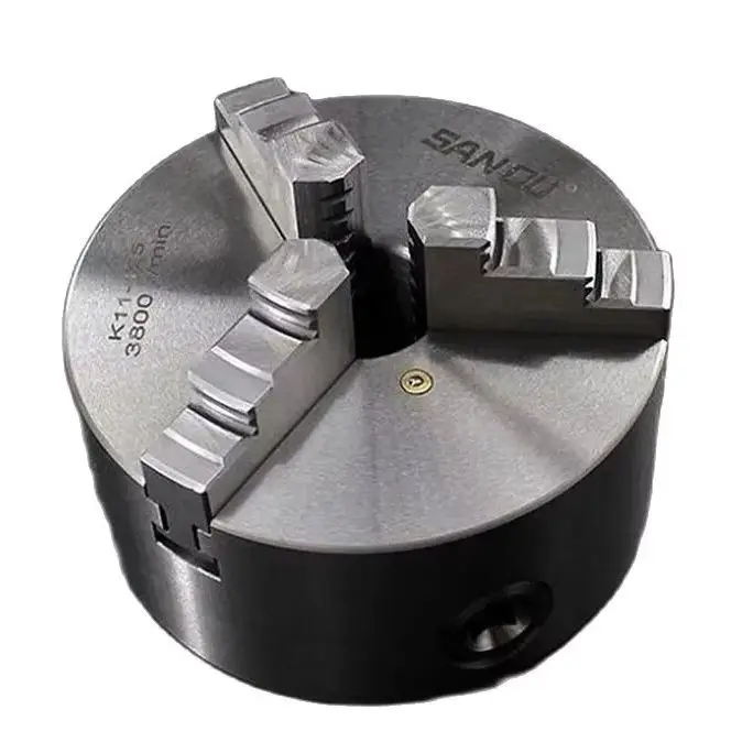 

3 Jaw Lathe Chuck 80mm 100mm 125mm 130mm 160mm 200mm Self-centering Metal Chuck CNC Metalworking Tool
