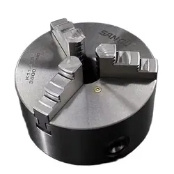 3 Jaw Lathe Chuck 80mm 100mm 125mm 130mm 160mm 200mm Self-centering Metal Chuck CNC Metalworking Tool
