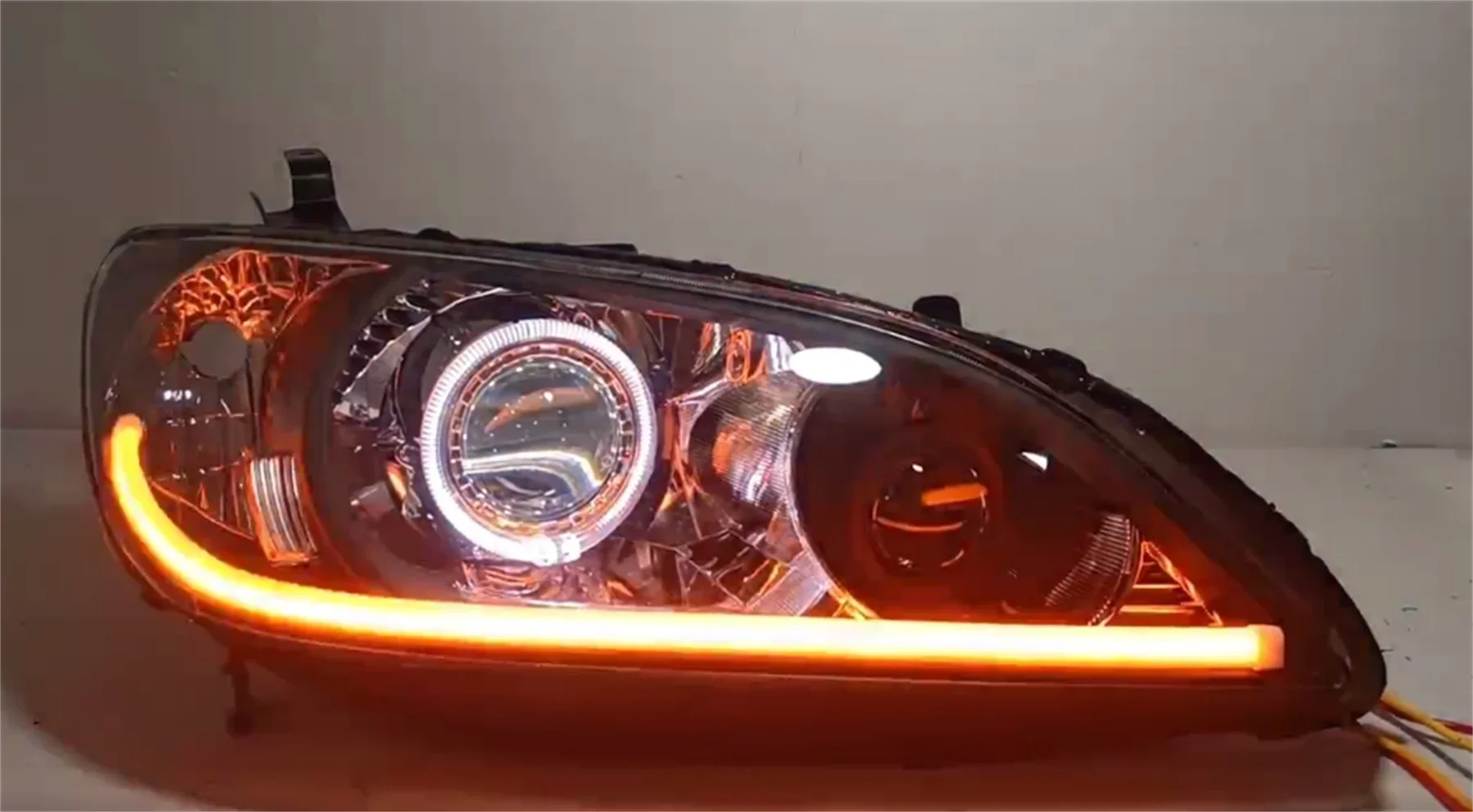

Car Led Headlight Daytime Running DRL for Honda civic 04-05 Turn signal