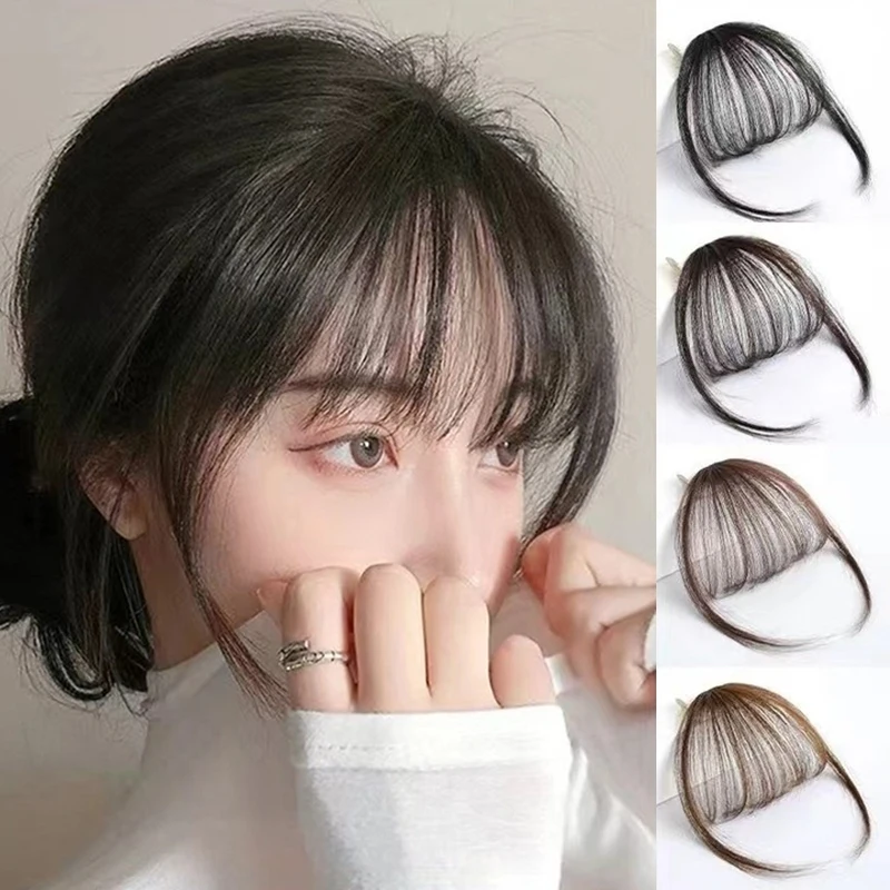 Air Bangs Wigs Women's Versatile Fashion Wigs Piece Hairpins Natural Lazy Hair Accessories