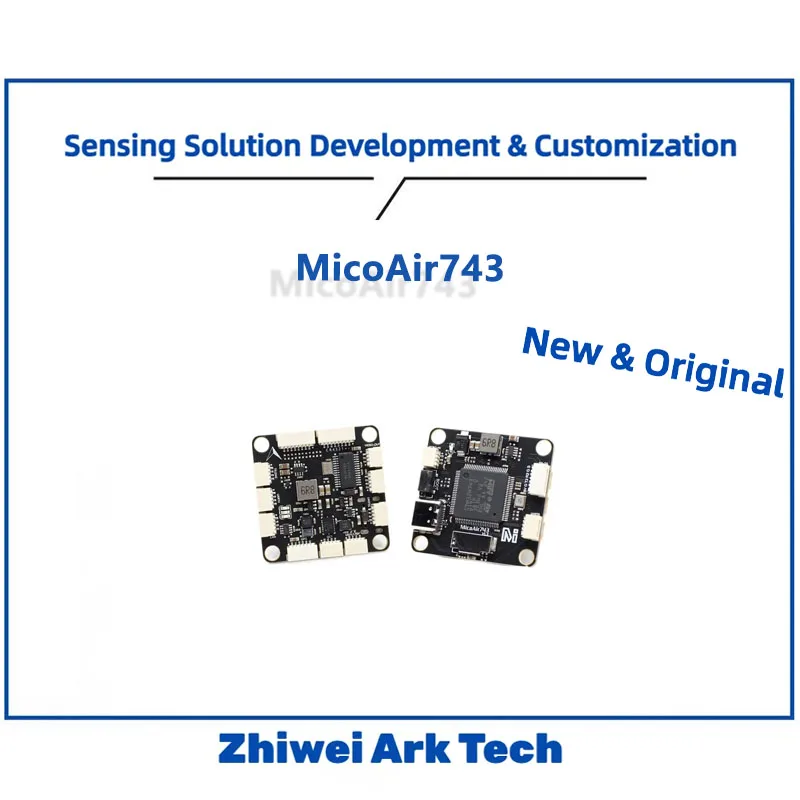 

MicoAir743 30x30 Flight Controller, Dual IMU, H743 MCU, Supports Ardupilot/PX4/INAV/Betaflight