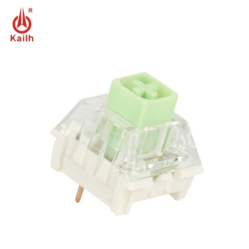 Kailh Box-interruptor de teclado Jade Navy, interruptores táctiles Clicky, Teclado mecánico DIY SMD RGB MX, interruptor de 3 pines, PC para juegos personalizado