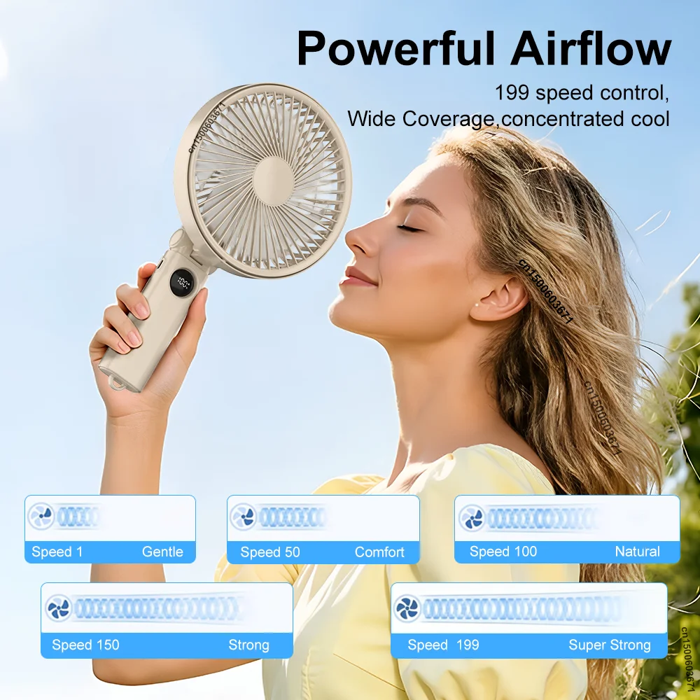 Tragbarer Handventilator, falt – Outdoor Camping Misting Fan Bewertung und Preis