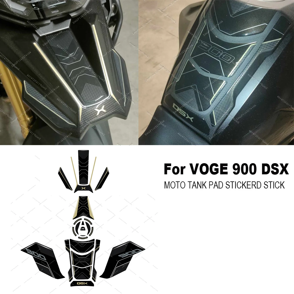 3D Resin Sticker Kits For Voge Valico 900DSX 900 DSX 2024 Motorcycle Accessories Tank Pad Waterproof Protective kit Sticker