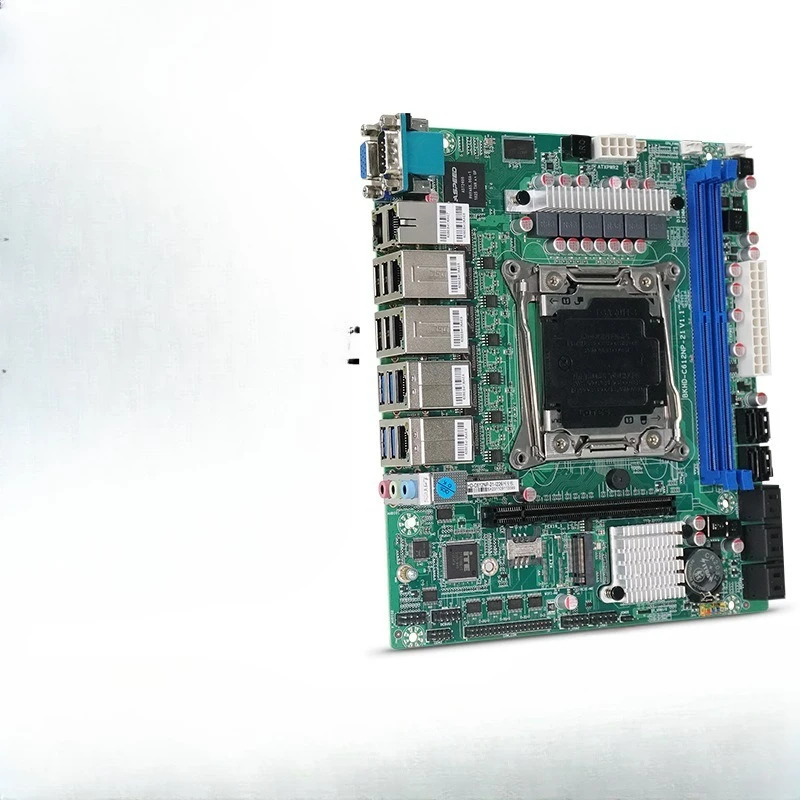 Soft routing main board ITX hot swappable hard disk array raid storage IPC E5 server C612