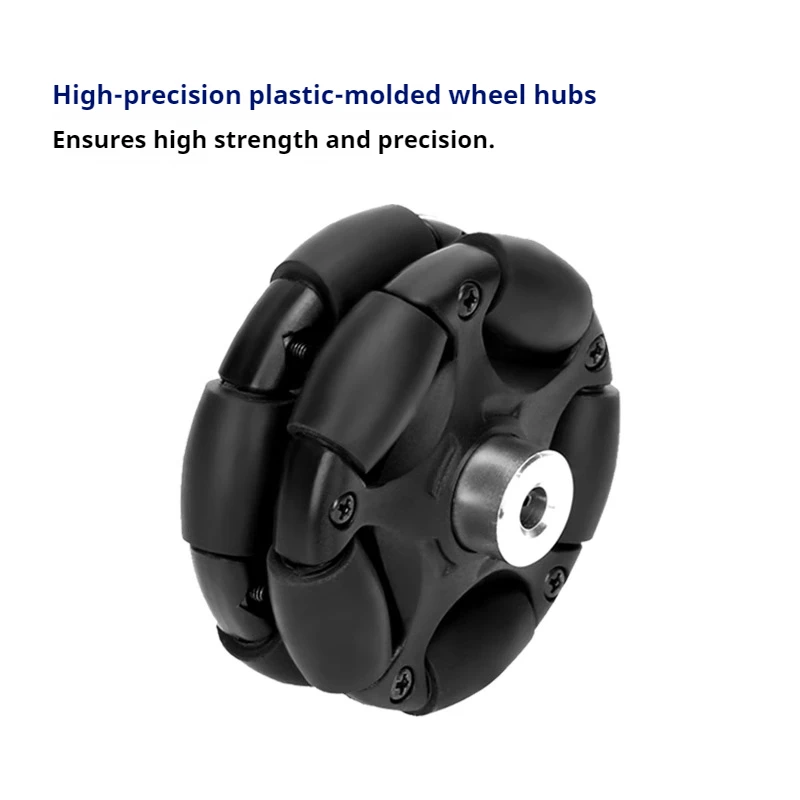 Kopling Motor Omni P58 58mm Roda Omni Plastik Roda Fulai Kopling Terpisah Pemrosesan Baja