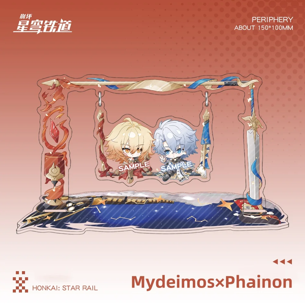 New Honkai: Star Rail Character Stand Swing Style Phainon Mydeimos Cartoon Anime Acrylic Tabletop Desk Ornament Game Cute Gift - Image 4