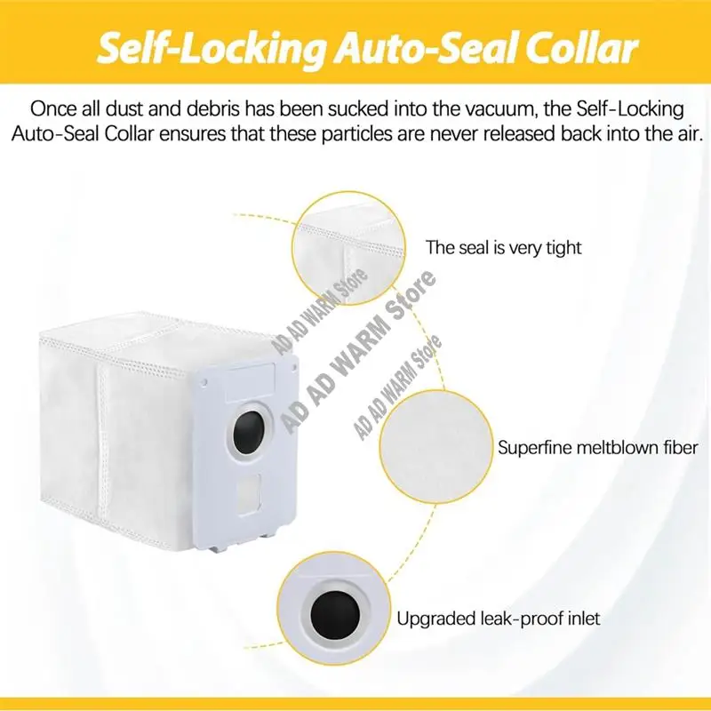 AD23-12 Pz Sacchetto per aspirapolvere per Cordzero All-In-One Cordless Cleaner A939KBGS A938KBGS A937KGMS A949KTMS Sostituisci i sacchetti per la polvere