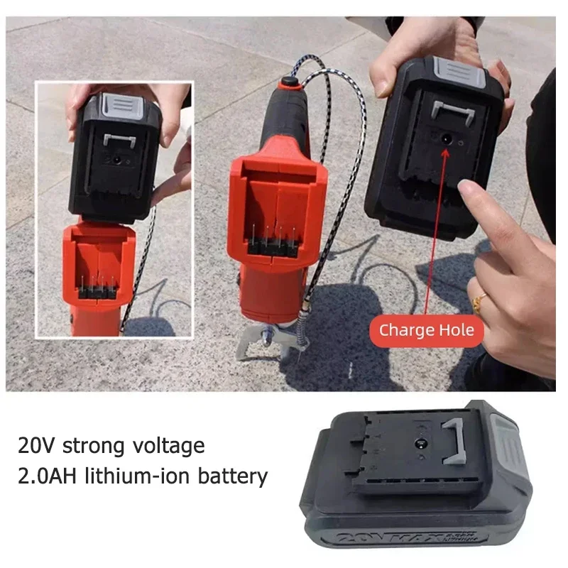 Portable Rechargeable Bee Shaking Machine Beekeeping Removal Vibrator 20V Bee Vibrator Beehive Frame Vibrator Beekeeping Tools