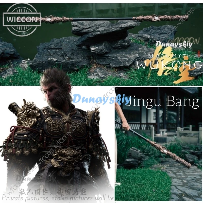 Jingu Bang Black Myth: Wukong Cosplay Costume, Comic-Con Weapon, Prop Weapon, Halloween Party, Femme, Homme, Nouveau