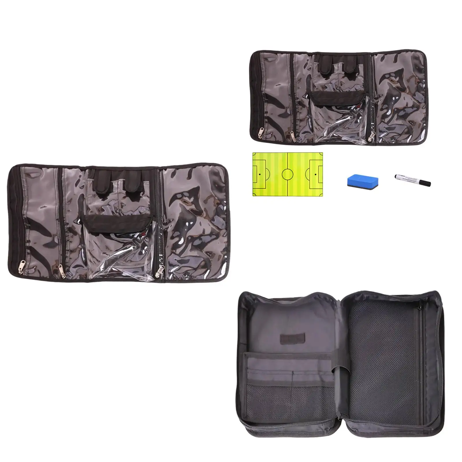 

Soccer Referee Case, Referee Equipment Accessories, Multifunctional Lightweight Match Training Organizer for Baseball
