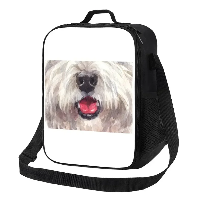 Custom West Highland White Terrier Dog Lunch Bag uomo donna Warm Cooler Insulated Lunch Box per la scuola dei bambini