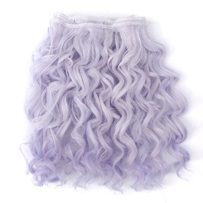 1 pz di alta qualità vite estensioni dei capelli ricci per tutte le bambole parrucche dei capelli fai da te fibra resistente al calore trame dei capelli accessori giocattoli Decor