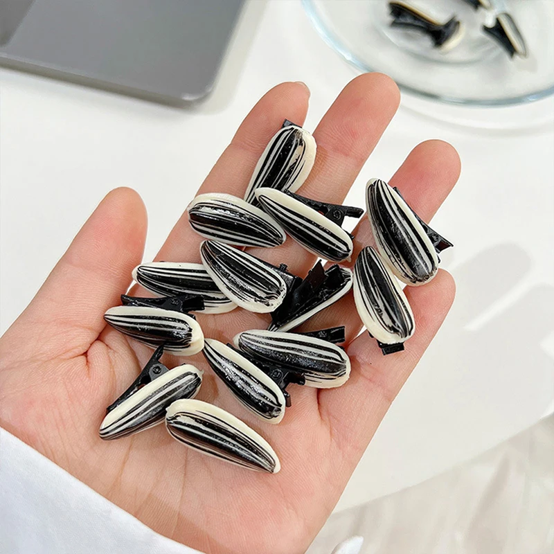 New Simulation Food Hairpins Creative Personality Melon Seed Barrettes Hair Clips Funny Food Hairgrips Fashion Hair Accessories