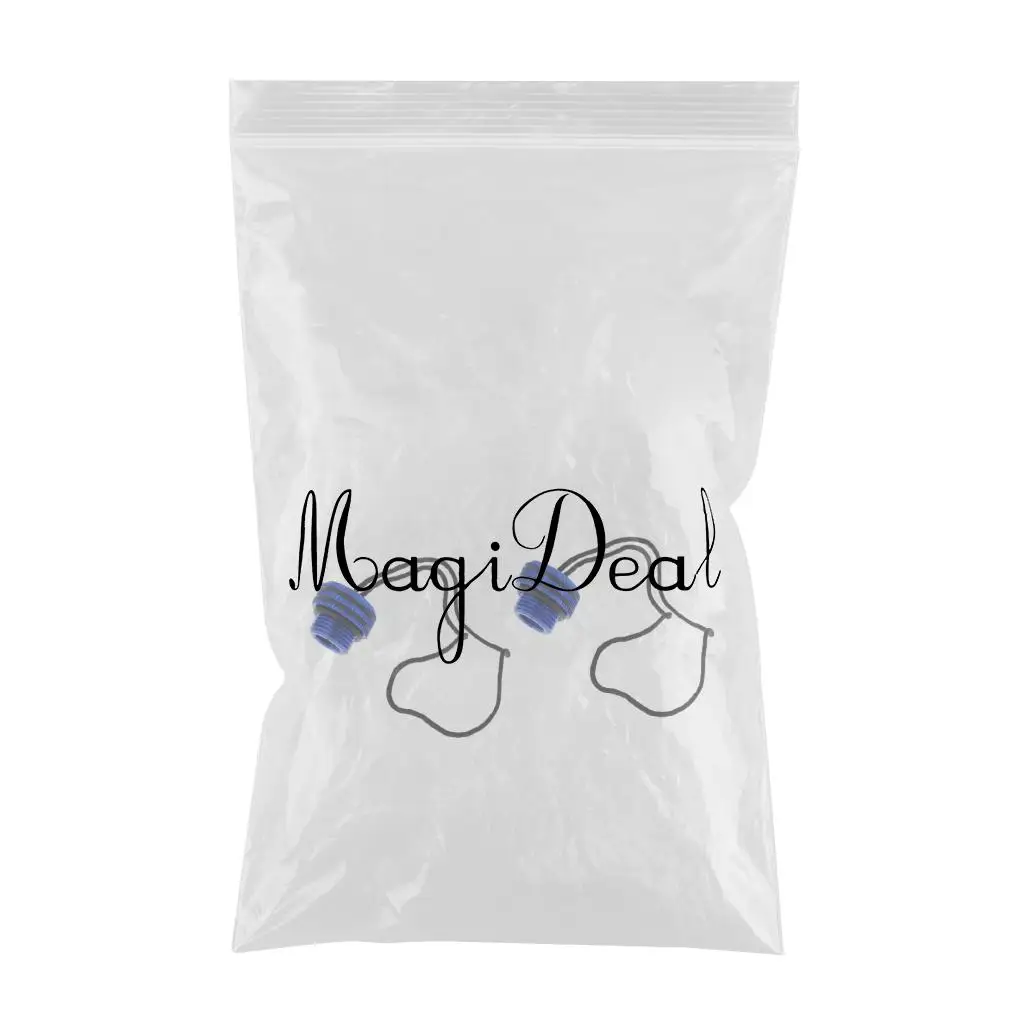 Durable Aluminum Tank Threaded Dust Plug with Retainer Cord Protective Valve Caps for Scuba Diving Tank