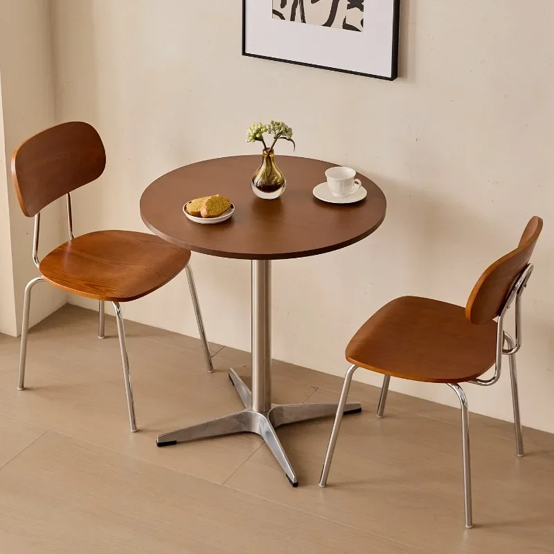 Dining Internet celebrity milk tea shop round table dessert baking cake shop table and chair