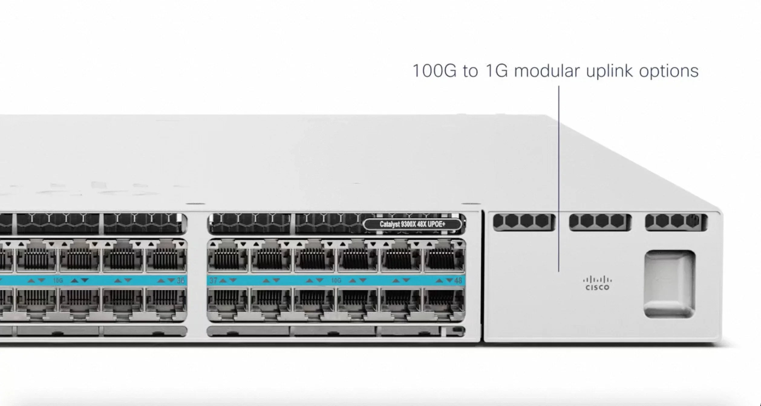 C9300X-48TX-E C9300X serie sfp 48 puertos datos 48x 10G conmutador de red ethernet administrado