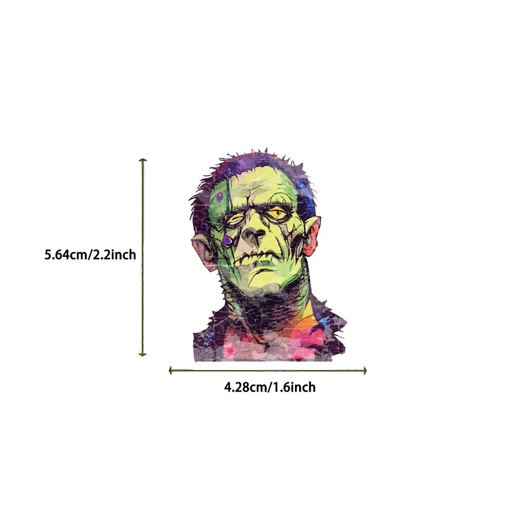 52 قطعة من شارات Frankenstein's Monster Graffiti - ديكور مقاوم للماء يمكنك صنعه بنفسك لحقيبة الظهر المكتبية للأمتعة والكمبيوتر المحمول #4