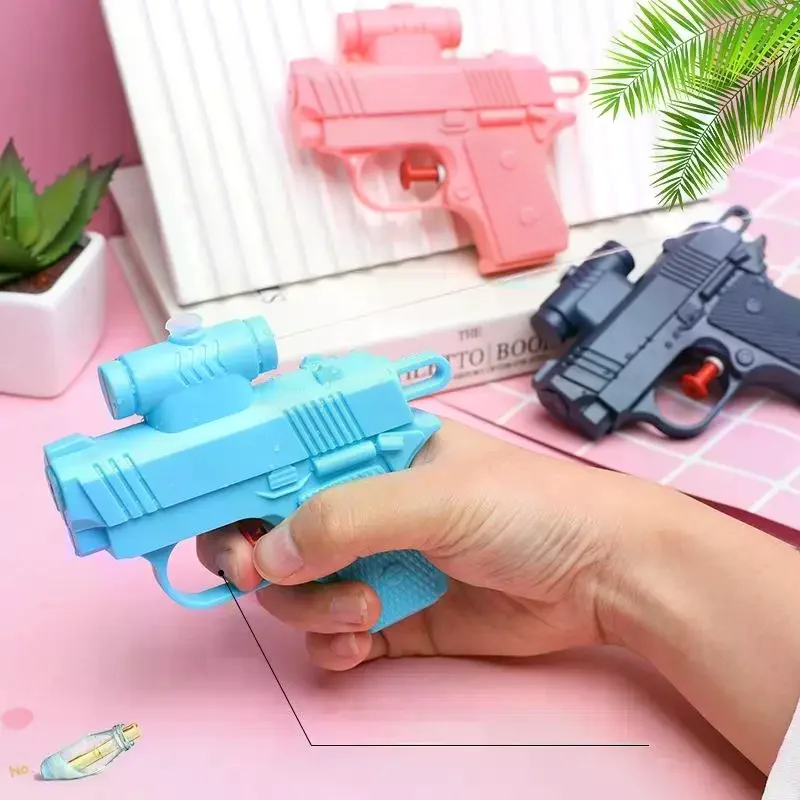 

2Pcs Trick Double Sided Water Pistol Toys Creative Reverse Water Pistol Toy Children's Funny Mini Water Play Toy For Kid