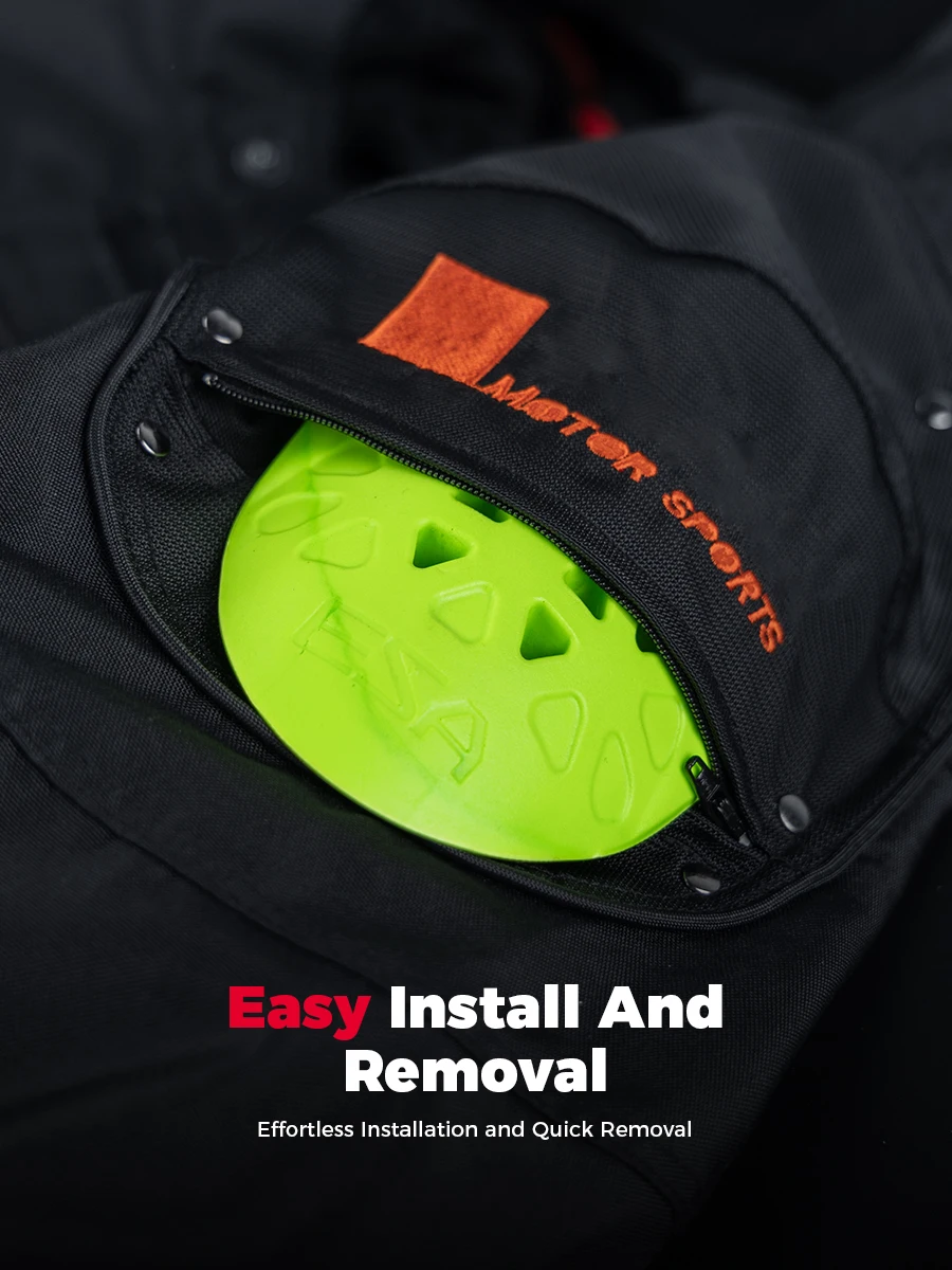 KEMIMOTO CE Level 2 Back Armor Protector Pad Elbow and Shoulder Certified Anti Impact Inserts for Motorcycle Jackets 5 PC Set - Image 5