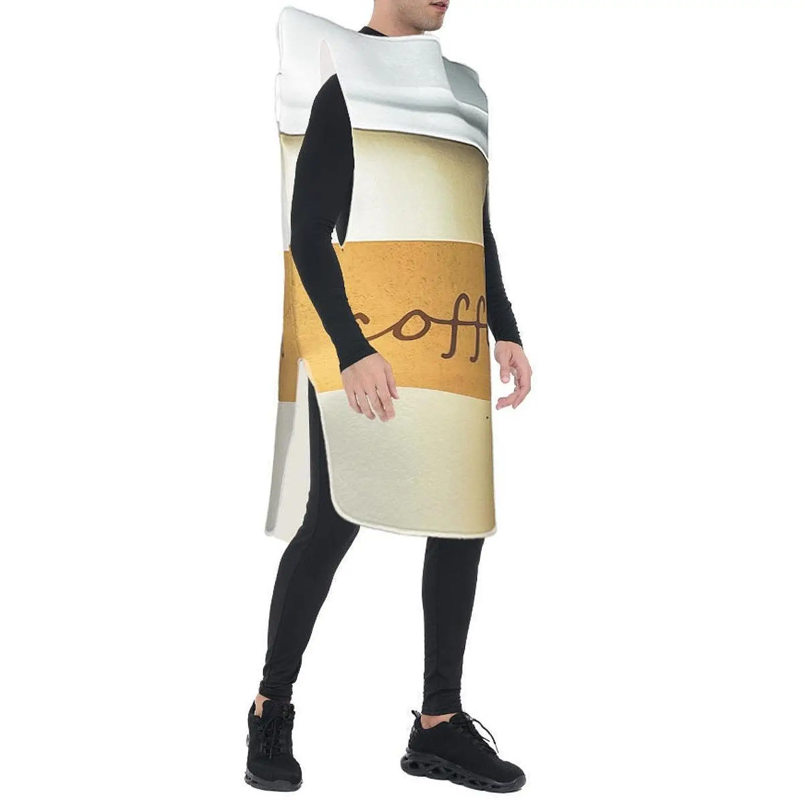 Christmas Coffee Cosplay Costume Cute Decoration Novelty Reusable Dressing up for Xmas Party New Year Celebrations Carnivals