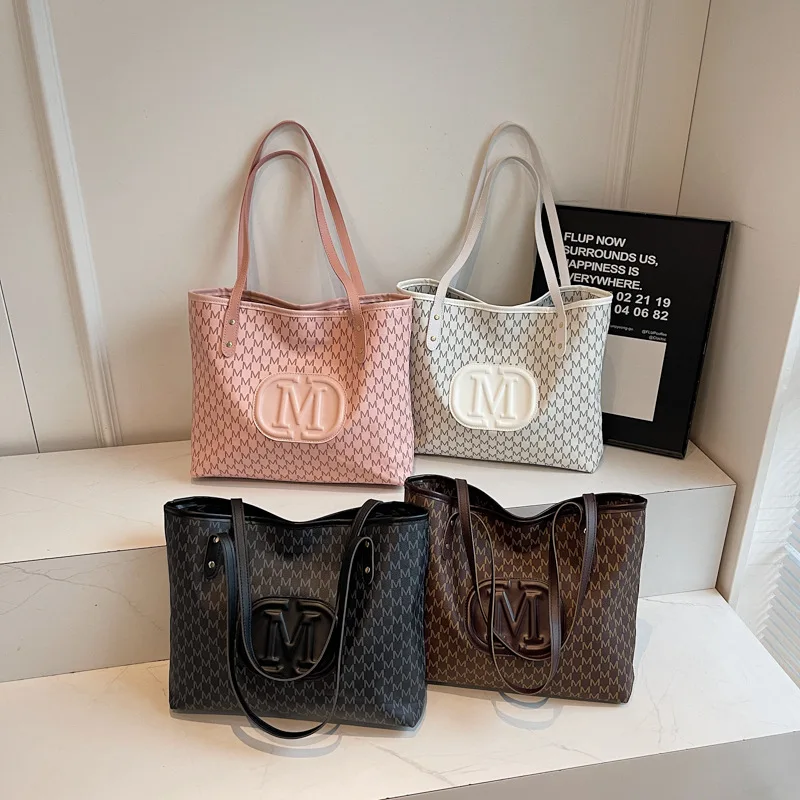 

2025 A/W Artistic Print Tote Bag, Spacious Convertible Top Handle Shoulder Purse for Women, Statement Day to Night Carryall