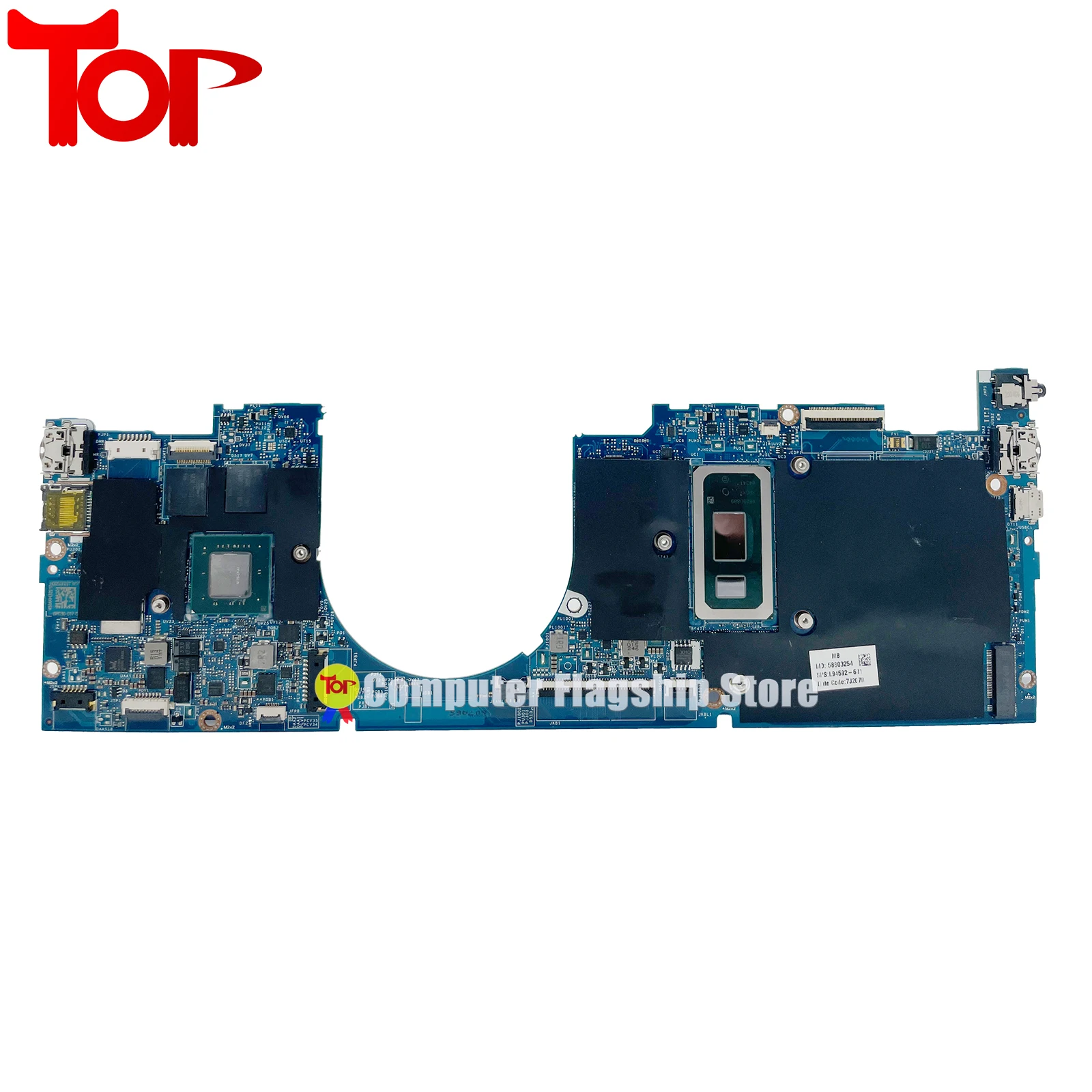 KEFU LA-J471P Laptop Motherboard For HP  Envy 13-BA LA-J471P GPC30 Mainboard I5-10210U I7-10510U 8G-RAM 8G-RAM MX250/V2G