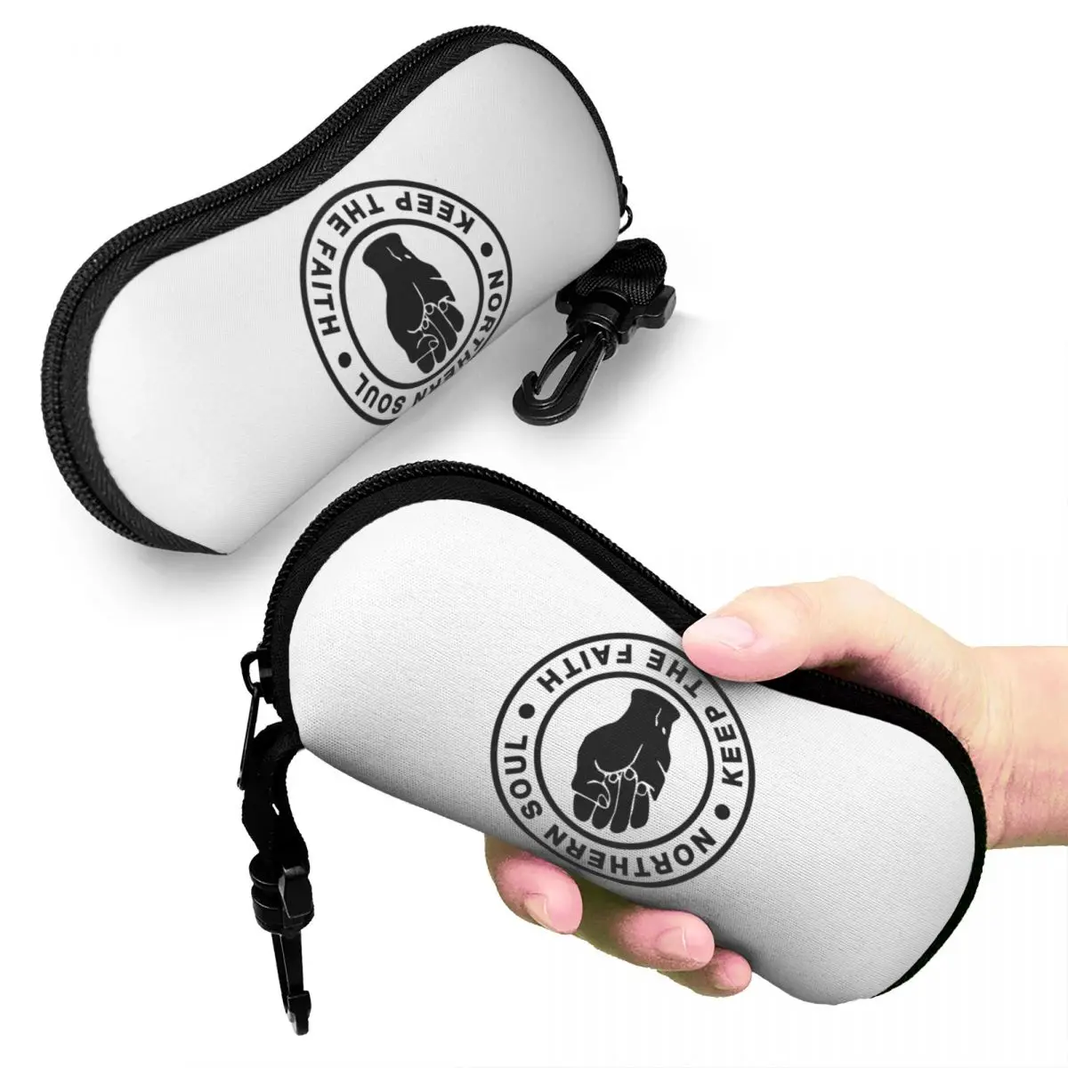 

Northern Soul Shell Glasses Case Protective Sunglasses Box Women Men Soft Eyeglasses Bag Pouch