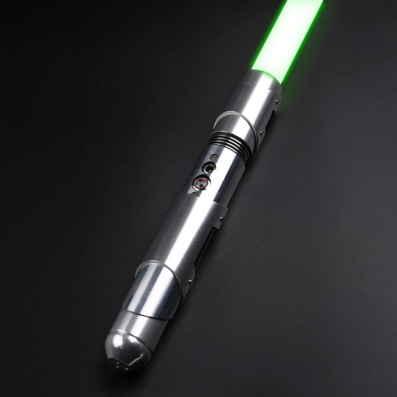 RGB Metal Lightsaber Dueling Smooth Swing Laser Sword Sabre De Luz 16 Color Changing 5 Sounds FOC Rave Weapon Flashing Toy