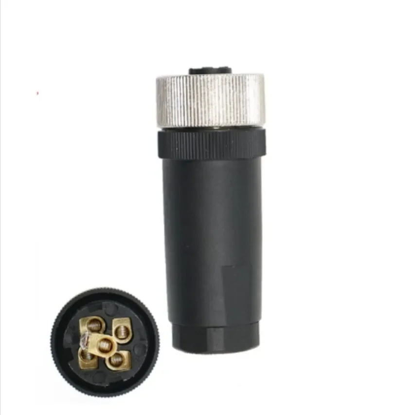 Fit For NMEA 2000 N2K Field Installable Connector External Thread M12 Female 5 Pin for Lowrance Networks 1PC