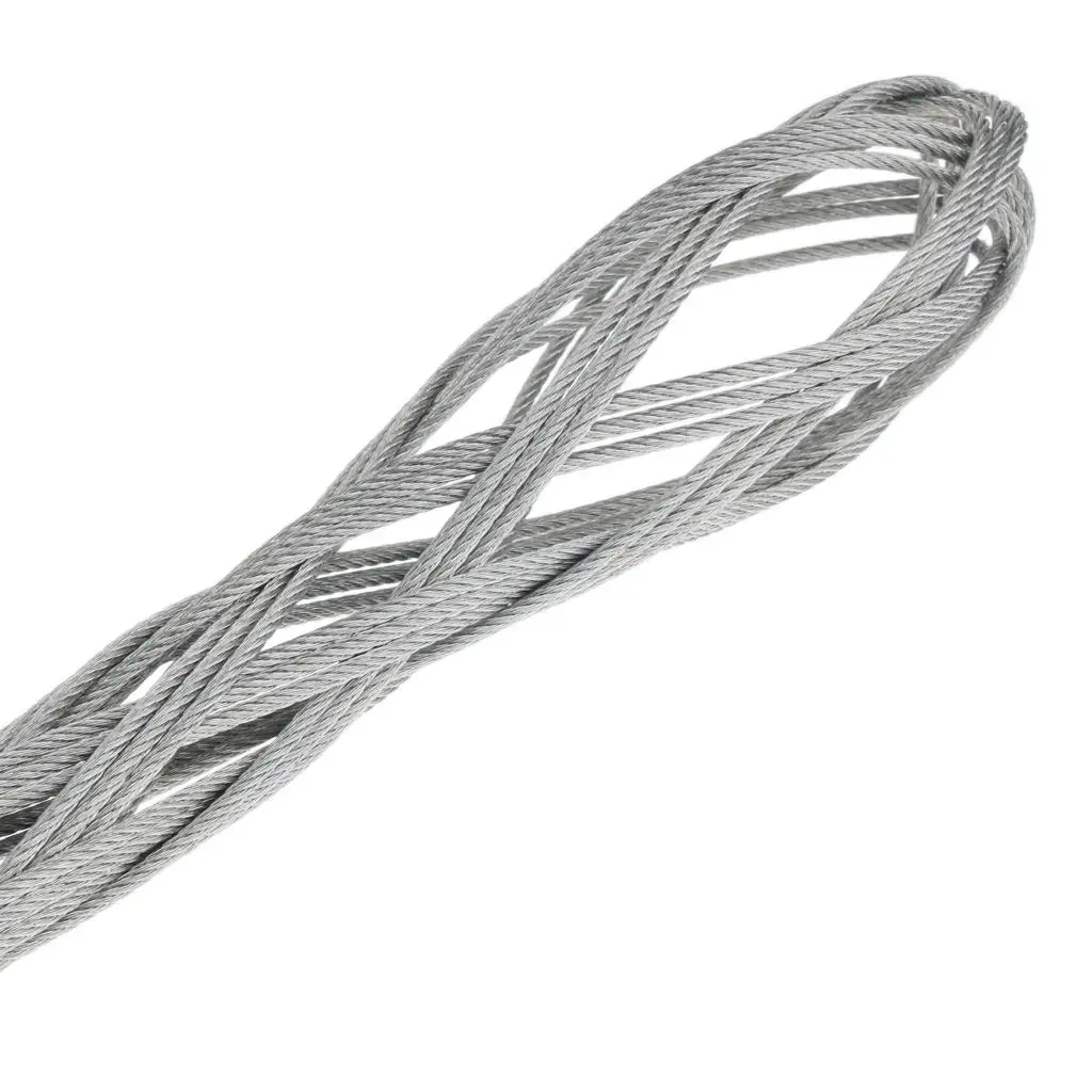 Wire Mesh Cable Grip Sock Galvanized Steel Puller for Commercial and Underground Cable Installation