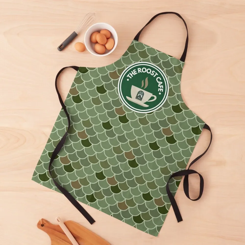 

The Roost Cafe Apron chefs kitchen and home Cute Kitchen Apron