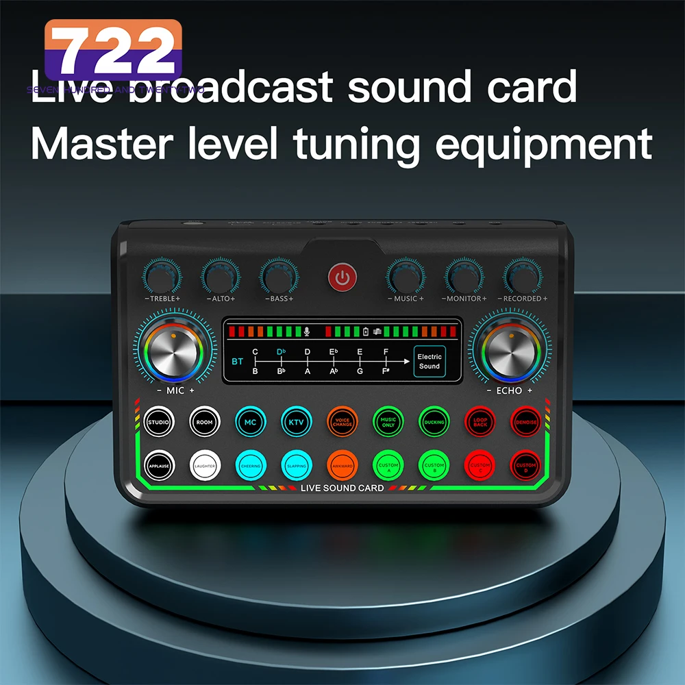 BB P99 Live Streaming Sound Card Voice Changer Audio Mixer dj Mixer Game Voice Podcast  Podcast Accessories dj Controller OTG