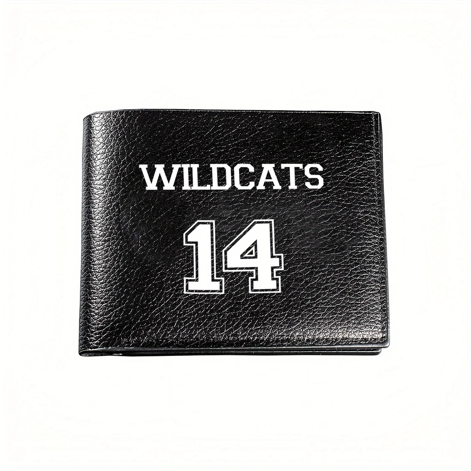 

Wildcats # 14, номер трикотажа, спортивный фанат, подарок, деловой мужской повседневный элегантный простой практичный качественный кошелек, стильный принт с графикой
