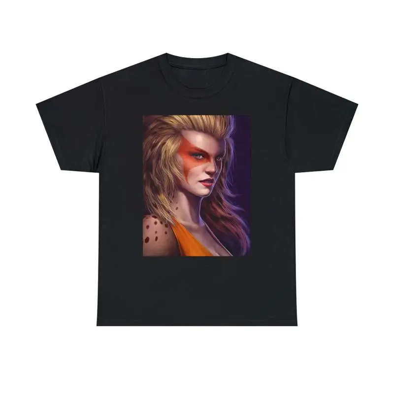 Cheetara Thundercats camiseta dibujos animados 80S personalizado negro blanco todos los tamaños