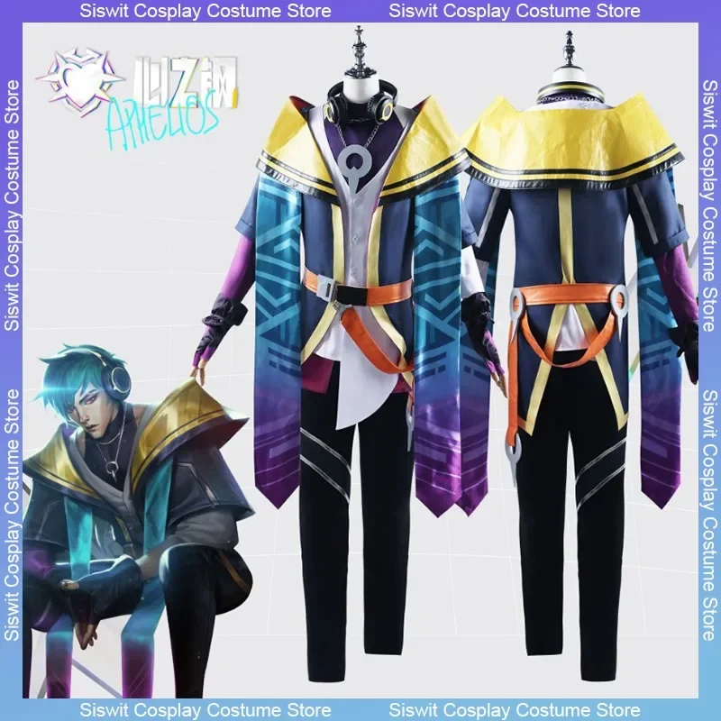 

Game League of Legends HEARTSTEEL Idol Cosplay Costume Aphelios Ezreal Stage Show Uniform Set Party Anime Carnival Outfits Boys