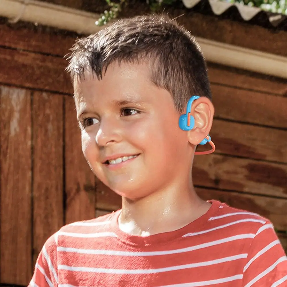 

Hands-free Kids Bluetooth Headphones Earbuds Built-in 8GB Bone Conduction Headphone Adjustable Bluetooth 5.3