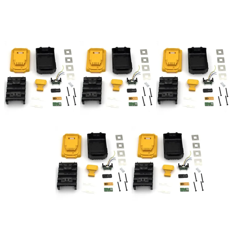

AF89-5X DCB200 Корпус литий-аккумулятора PCB Защитная плата от зарядки Корпус для Dewalt 18 В 20 В DCB183 Литий-аккумулятор