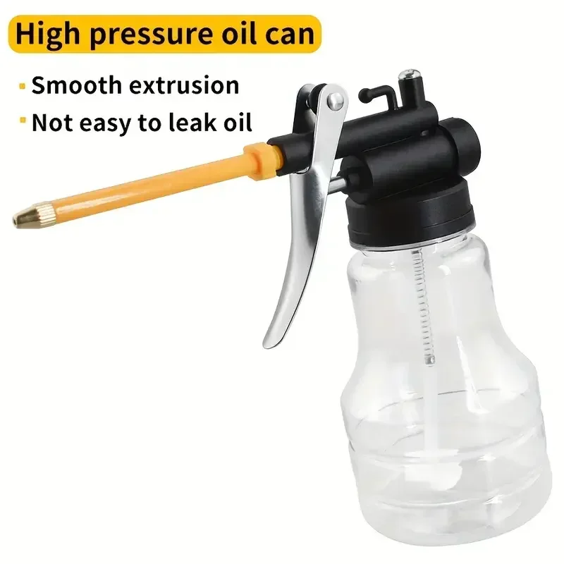 

Industrial Grade Transparent Oil Can Grease Gun High Pressure Pump for Machinery Lubrication