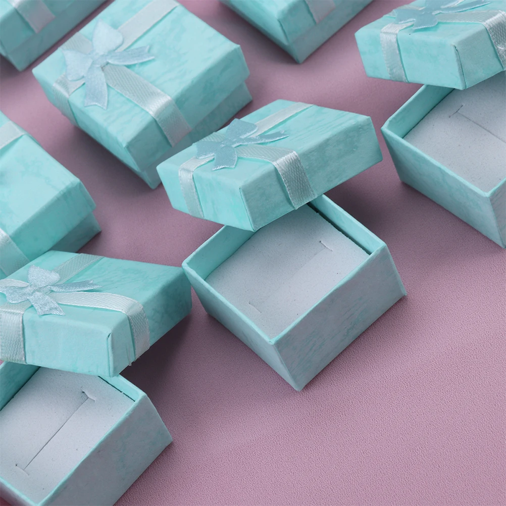 

30Pcs Stylish Jewelery Boxes Solid Construction Small Size Lightweight Earring Necklace Bracelet Organizer Pink