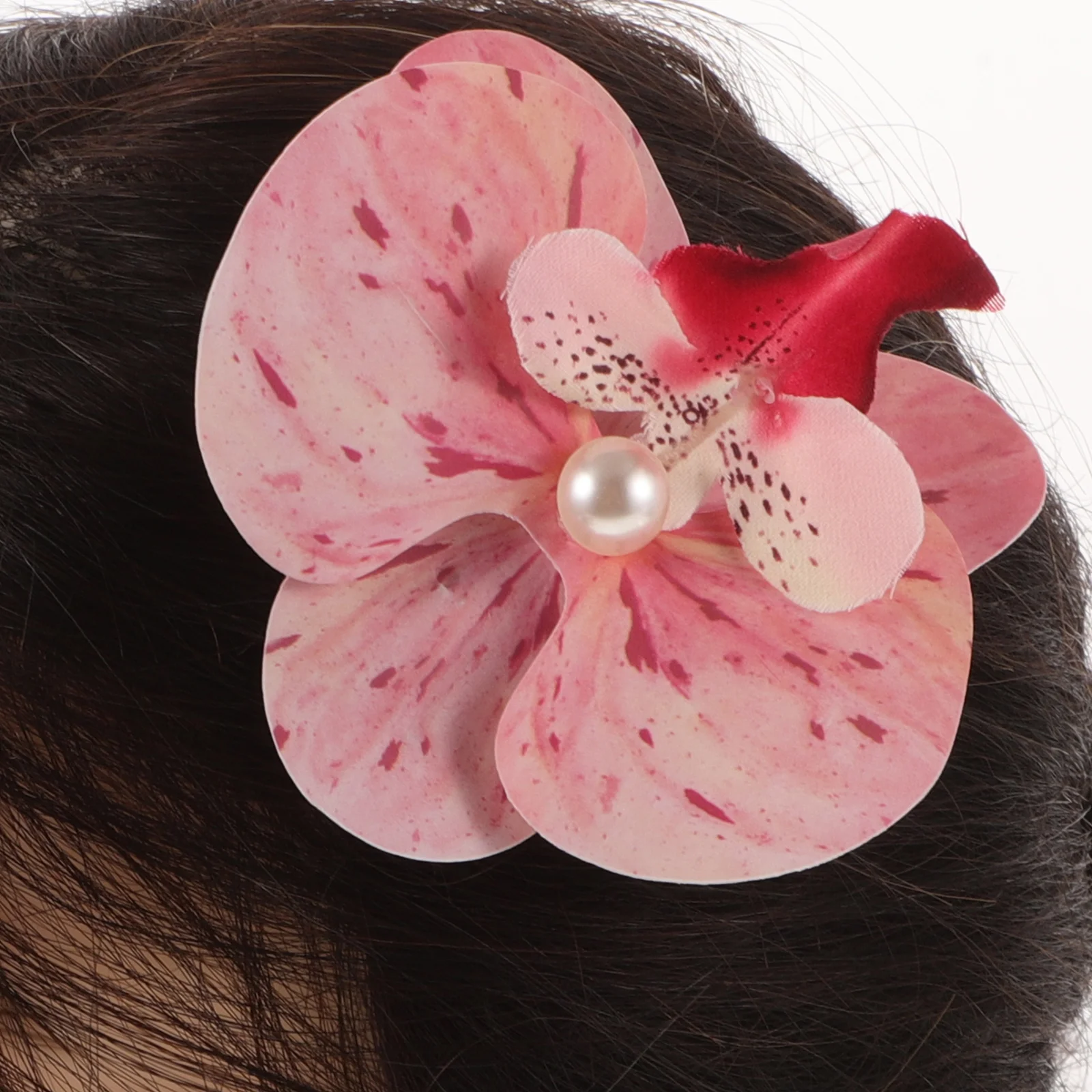 

8 Pcs Clips chid Hair Clips Durable Silk Flowers Hawaiian Hair Flower for Party Accessories Hawaiian Style Multi Color