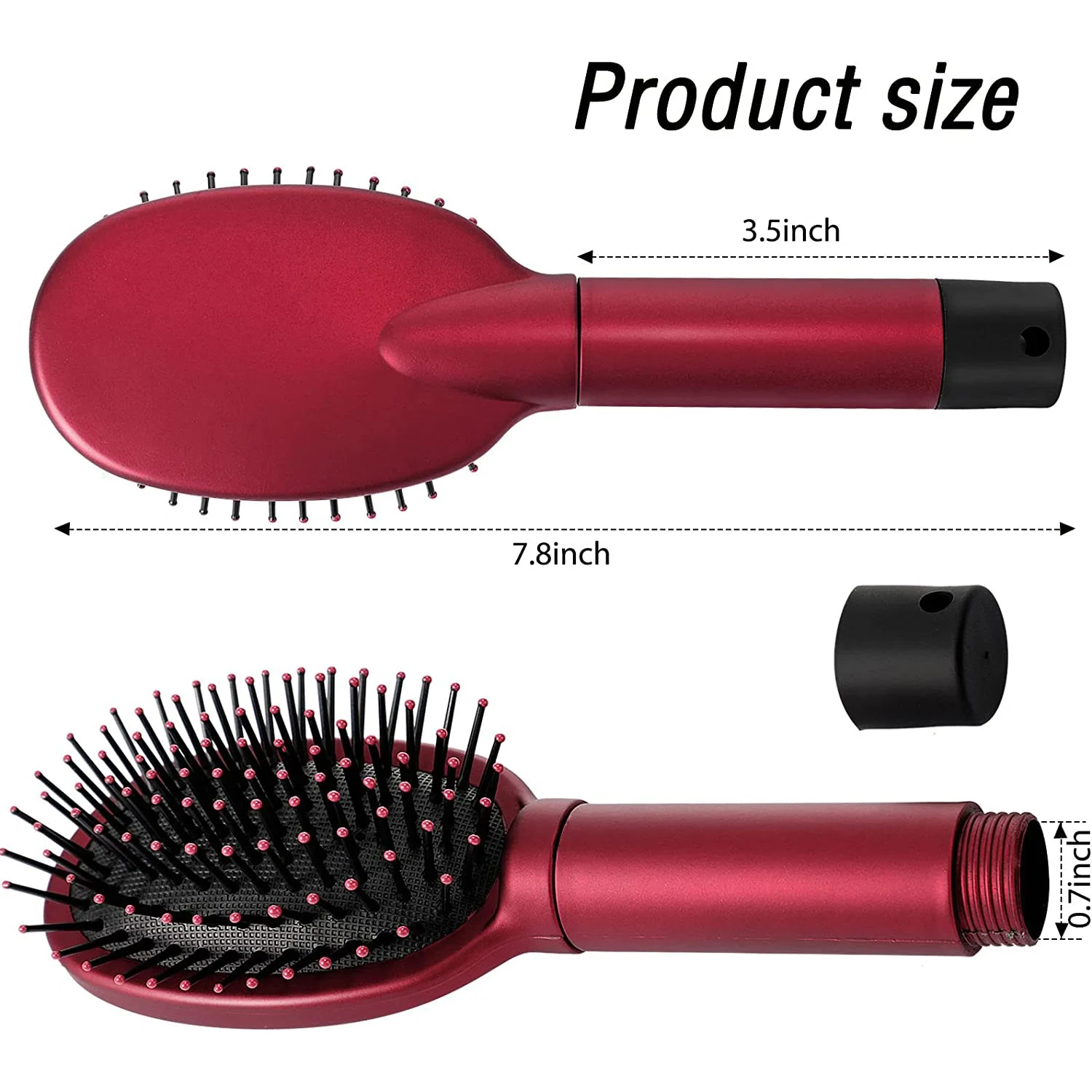 Hair Comb Secret Stash Hidden Safe Diversion Brush Key Safe Box Hiding Diamond Jewelry Storage Discreet Secret Removable Lid