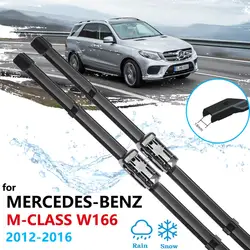 Escobillas de limpiaparabrisas delanteras para Mercedes Benz, accesorios para coche, modelos M, ML, clase GLE, W166, 2012, 2013, 2014, 2015, 2016